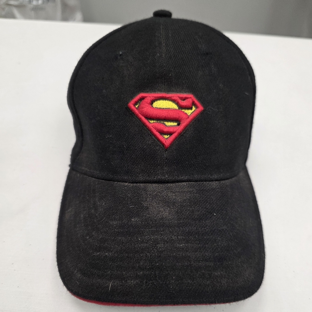 Black Superman Logo Cap
